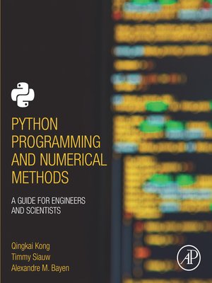 cover image of Python Programming and Numerical Methods